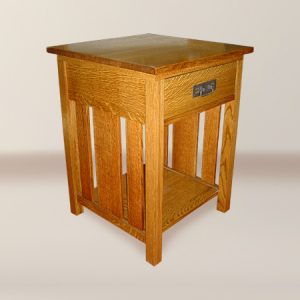 MC35-3<br>Macintosh 1-Dr Slat Side Table