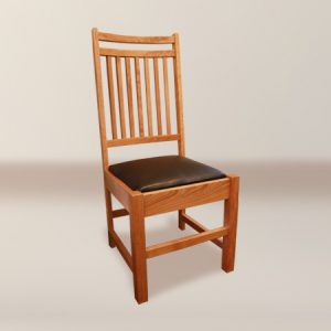 MC16-1<br> Macintosh 7-Spindle Curve Back Chair