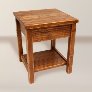 MZ35-9 <br>Manzana Hand Scraped Side Table