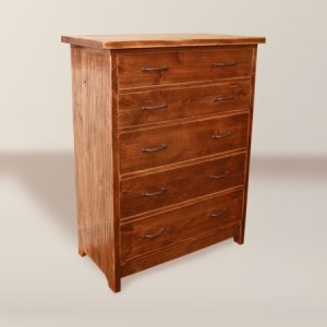 MZ53-2 <br>Manzana Medium Hewn 5-Dr Dresser