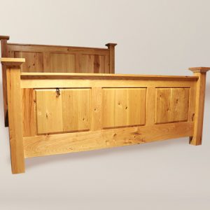 MZ54-1 <br>Manzana Raised Panel Post Bed